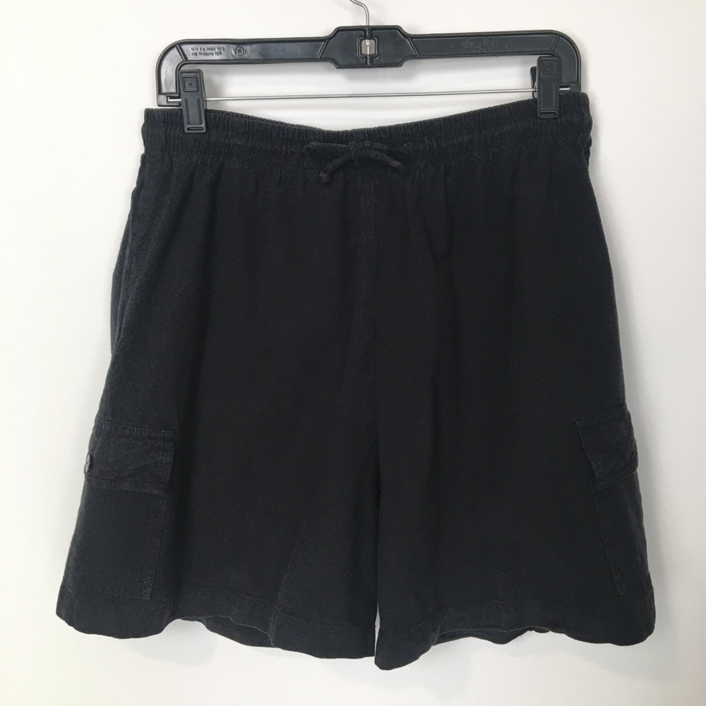 K.T. Sport Kennethtoo black drawstring shorts PXL